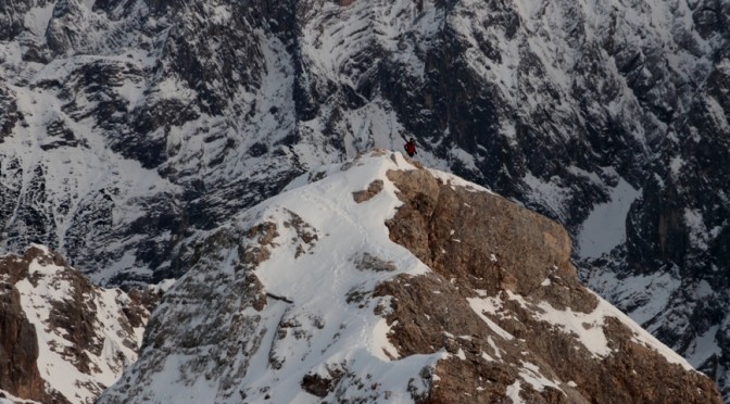 Basti Haag bei einem unserer Filmdrehs auf der Zugspitze